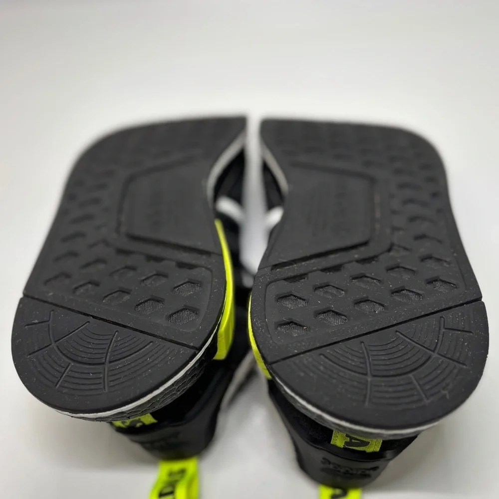 Adidas NMD_R1 Black and Lime Athletic Shoes men’s size 8.5 - Picture 9 of 10